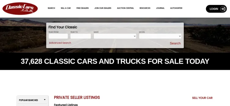 Screenshot ClassicCars