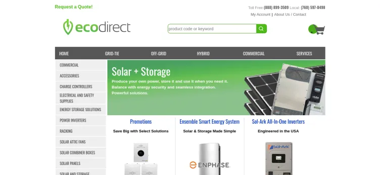 Screenshot Ecodirect