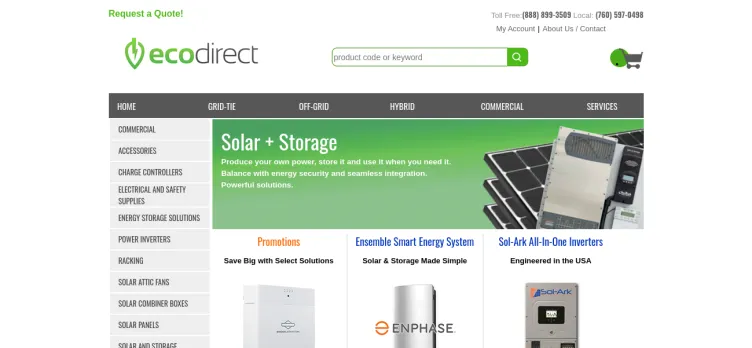 Screenshot Ecodirect