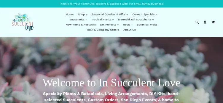 Screenshot In Succulent Love