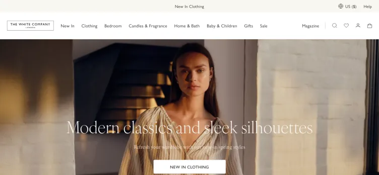 Screenshot The White Company