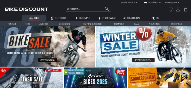 Screenshot Bike-Discount