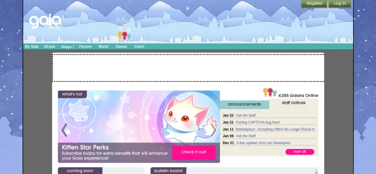 Screenshot Gaia Online