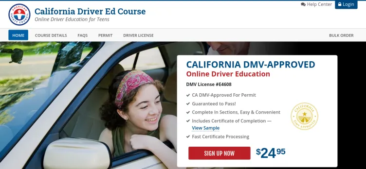 Screenshot California Driver Ed Course