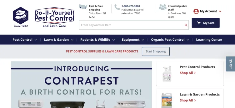 Screenshot Do It Yourself Pest Control