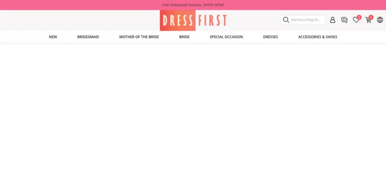 Screenshot DressFirst