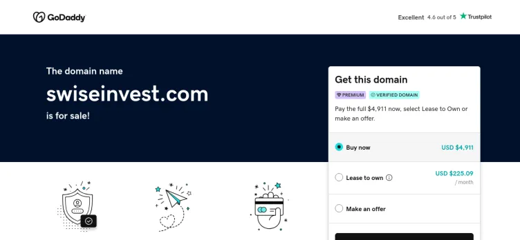 Screenshot SWISEINVEST