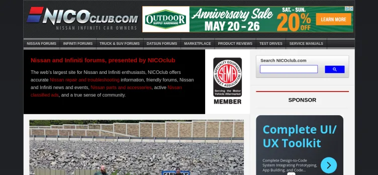 Screenshot Nicoclub.com