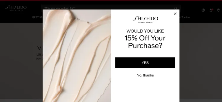 Screenshot Shiseido