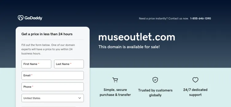Screenshot Muse Boutique Outlet