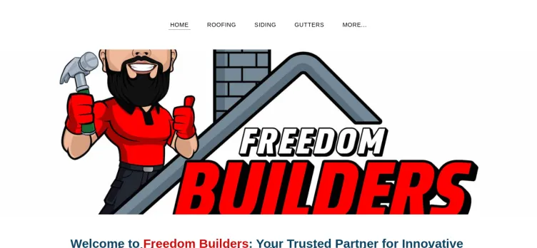 Screenshot Freedom Roofing And Restoration
