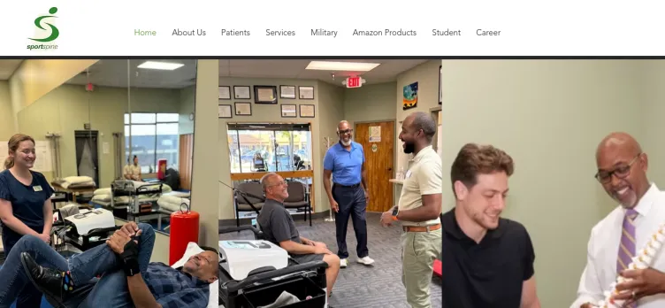 Screenshot Sports and Spine Physical Therapy