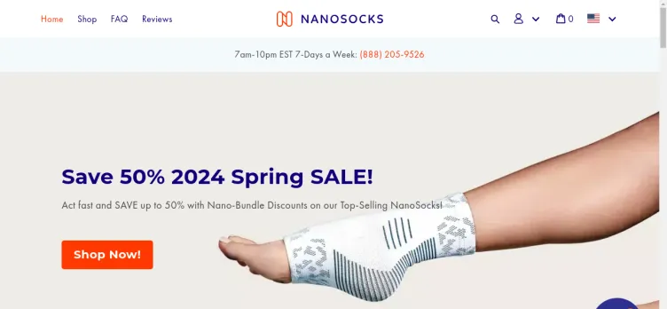 Screenshot Nano Socks