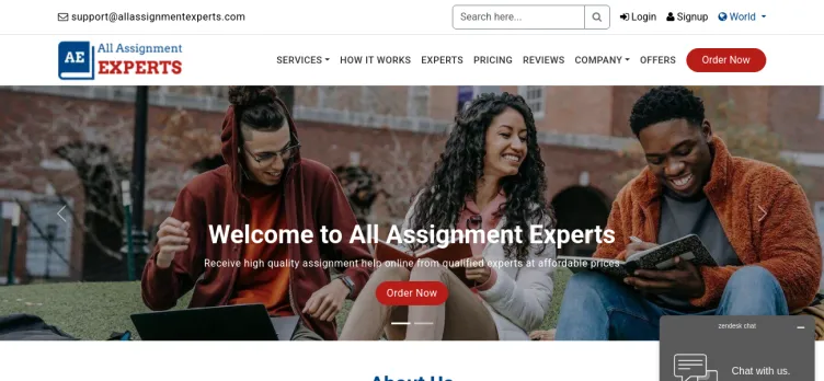 Screenshot All Assignment Experts
