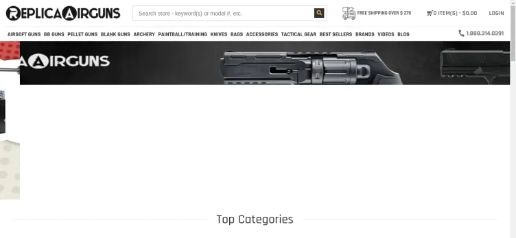 Screenshot Replica Airguns