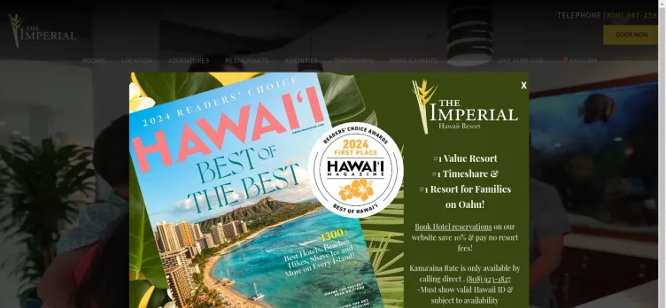 Screenshot The Imperial Hawaii Resort at Waikiki