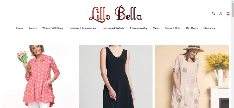 Screenshot Lillo Bella Boutique