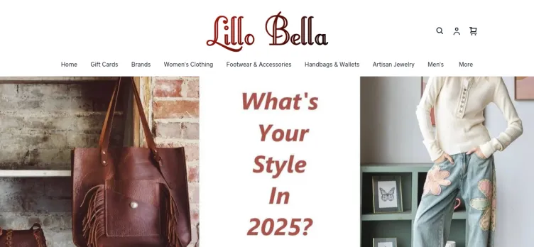 Screenshot Lillo Bella Boutique