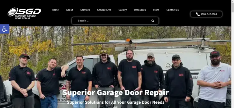 Screenshot Superior Garage Door Repair