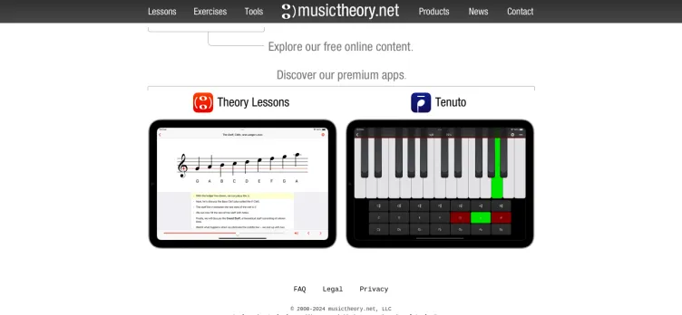 Screenshot Musictheory.net