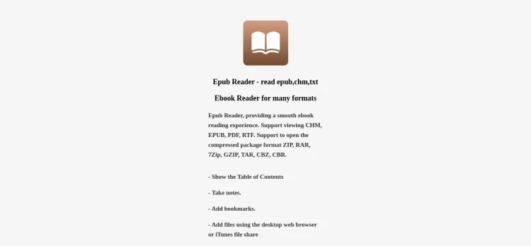 Screenshot Epub Reader