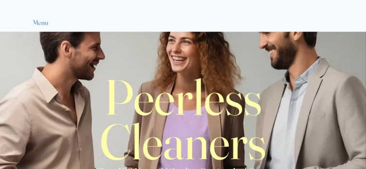 Screenshot Peerless Cleaners