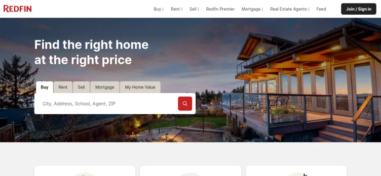 Screenshot Redfin