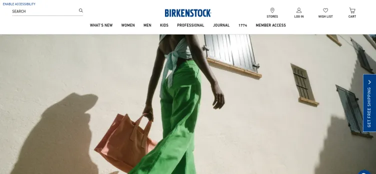 Screenshot Birkenstock