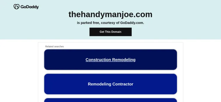 Screenshot Joe's Painting & Handyman Services