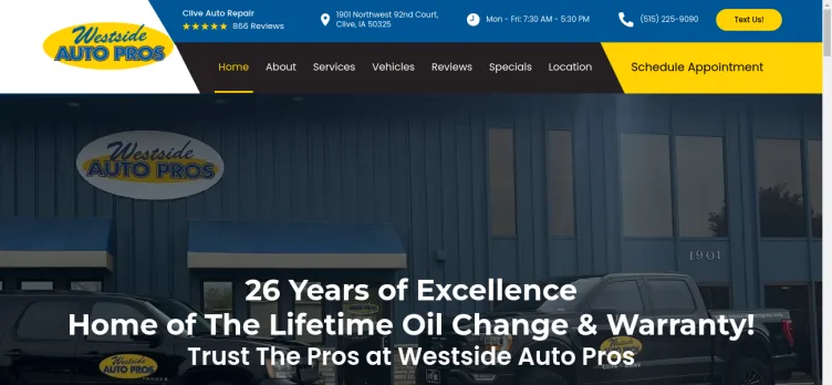 Screenshot Westside Auto Pros