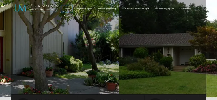 Screenshot LeFever Mattson Property Management