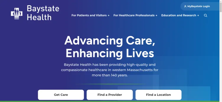 Screenshot Baystate Health