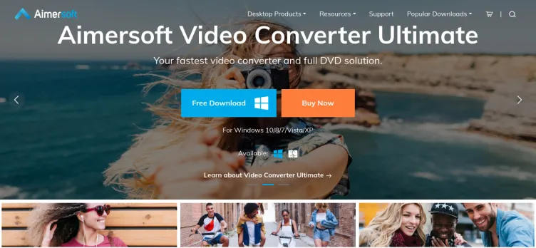 Screenshot Aimersoft Video Converter