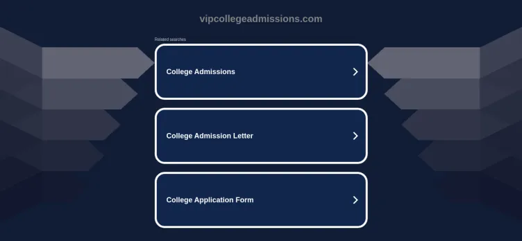 Screenshot College Admissions Consultant