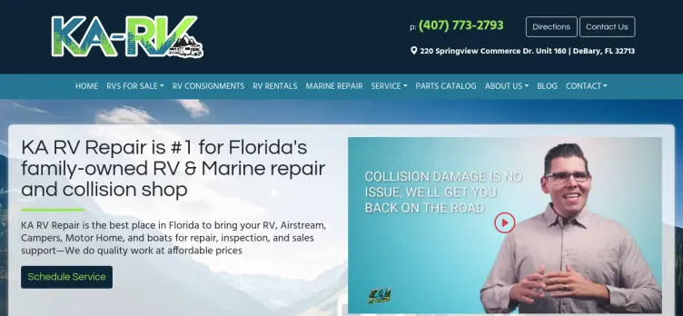 Screenshot KA RV Repair