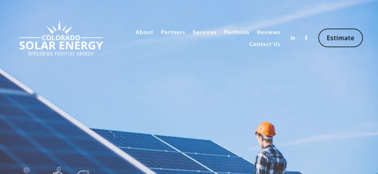 Screenshot Colorado Solar Energy