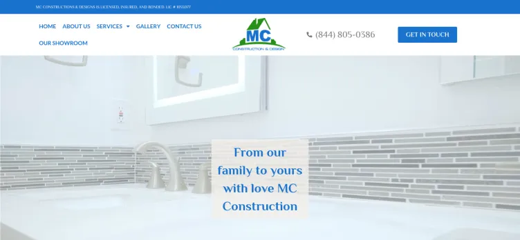 Screenshot MC Construction and Design