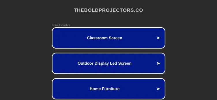 Screenshot Bold Projector