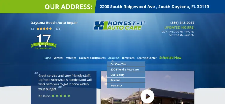 Screenshot Honest-1 Auto Care