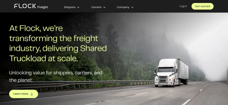 Screenshot Flock Freight