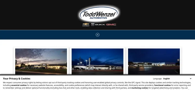 Screenshot Todd Wenzel Chevrolet