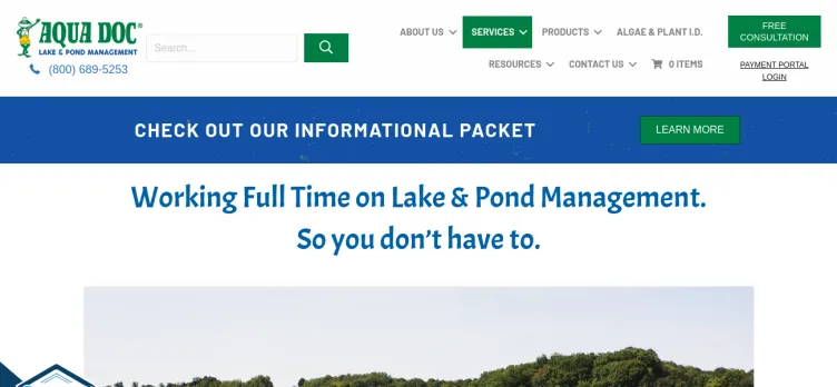 Screenshot Aqua Doc Lake & Pond Management