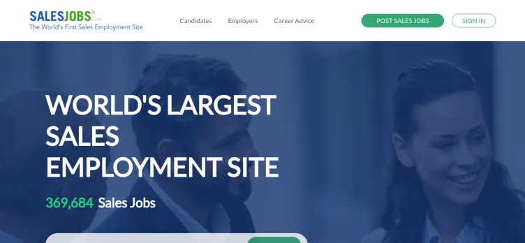 Screenshot SalesJobs.com