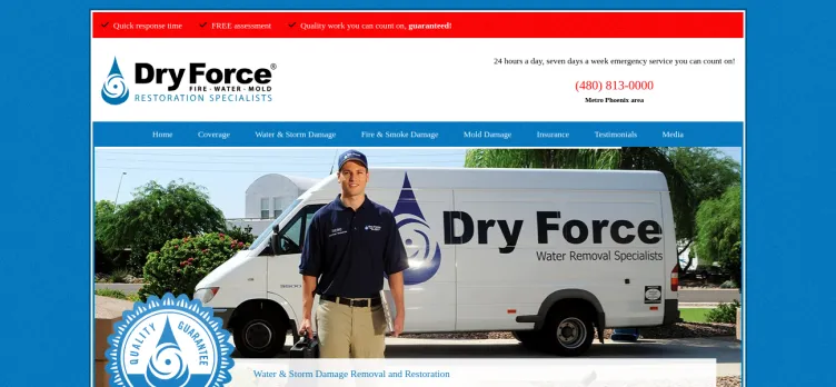 Screenshot Dry Force