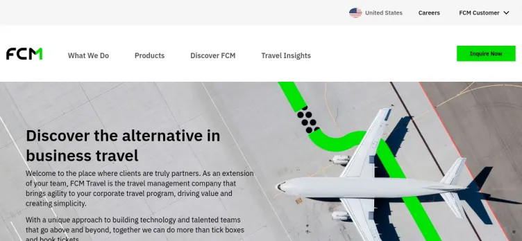Screenshot FCM Travel Solutions