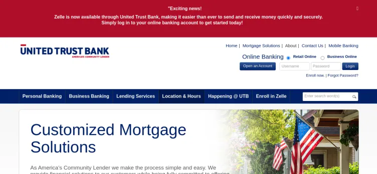 Screenshot United Trust Bank