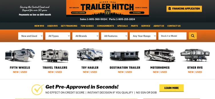 Screenshot Trailer Hitch RV