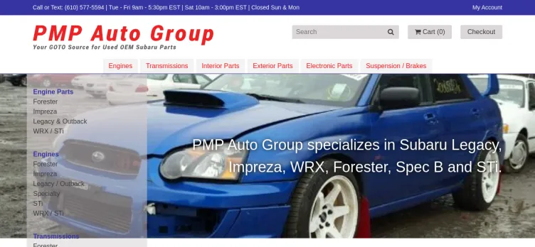 Screenshot PMP Auto Group