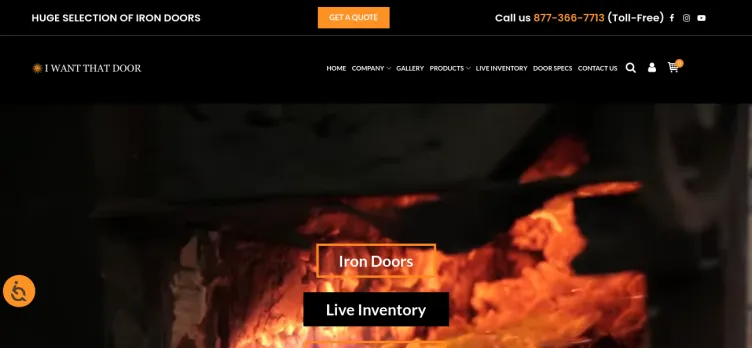 Screenshot Universal Iron Doors & Hardware