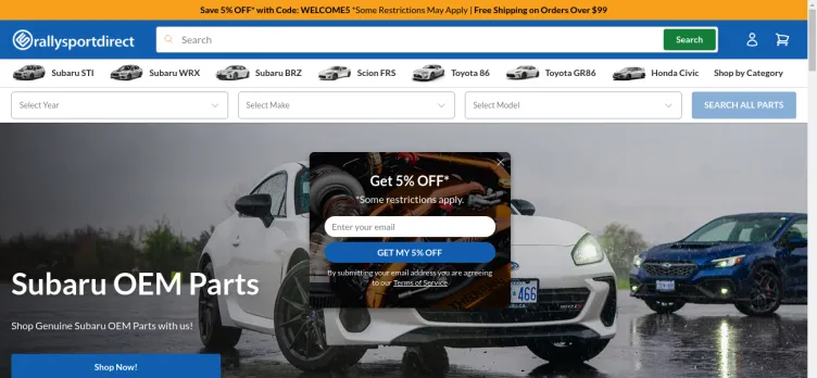 Screenshot Rallysport Direct